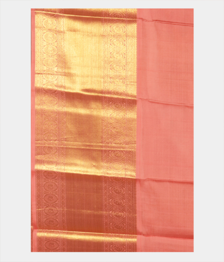 Beige Handwoven Kanjivaram Silk Pavadai T1701263
