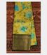 Yellowish Green Handwoven Kanjivaram Silk Pavadai T2151461