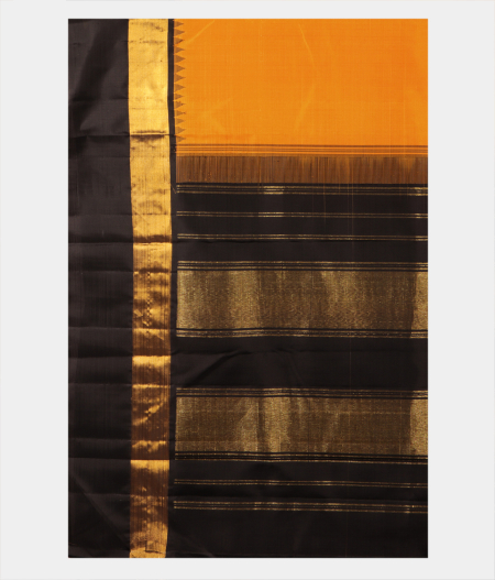 Yellow Handwoven Kanjivaram Silk Saree T2181674