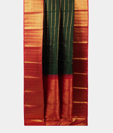 Green Handwoven Kanjivaram Silk Saree T2220012