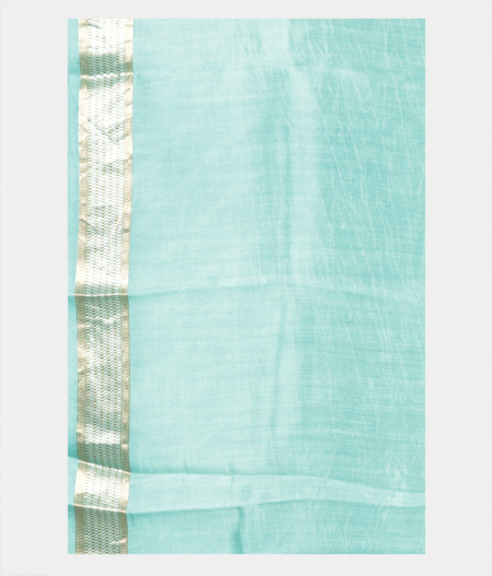 Blue Kora Organza Printed Saree T1741863