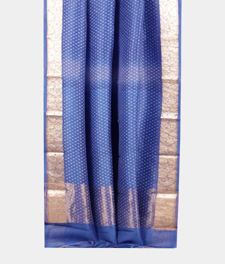 Blue Kora Organza Printed Saree T1893922