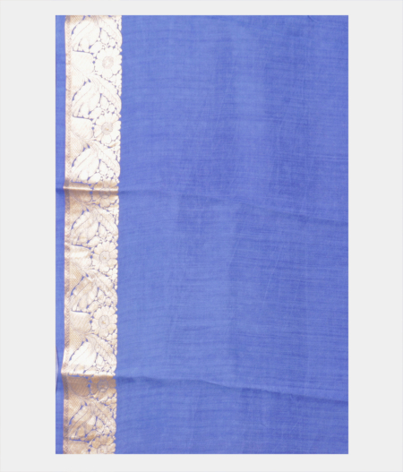 Blue Kora Organza Printed Saree T1893923