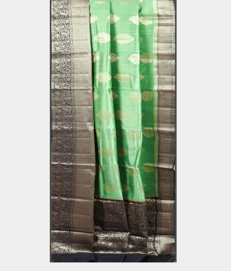 Green Chaniya Silk Saree T2109602