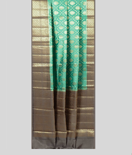 Tiffany Blue Chaniya Silk Saree T2110182