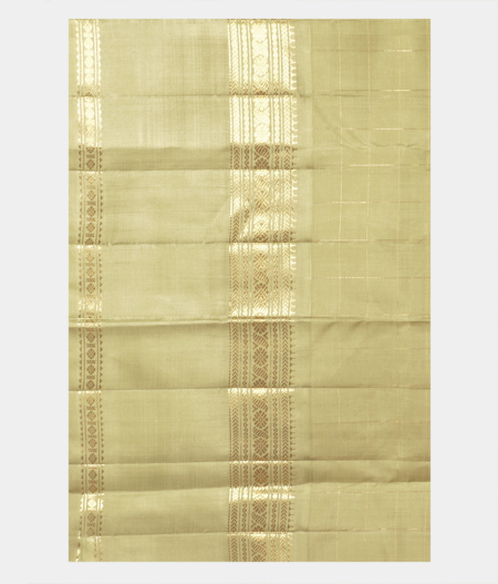 Off - White Handwoven Kanjivaram Silk Saree T2199583