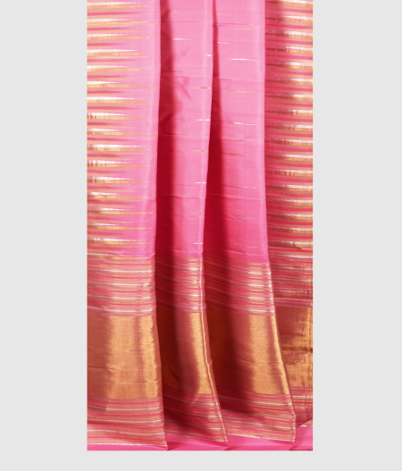 Pink Handwoven Kanjivaram Silk Saree T2193532