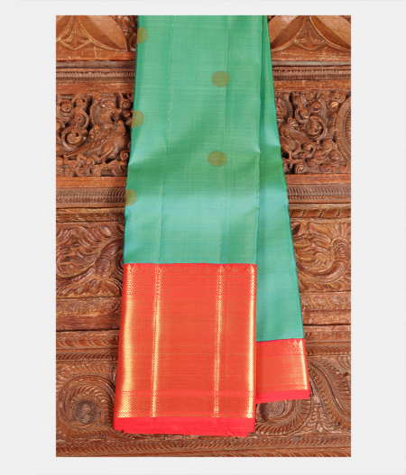 Green Handwoven Kanjivaram Silk Saree T219959-image