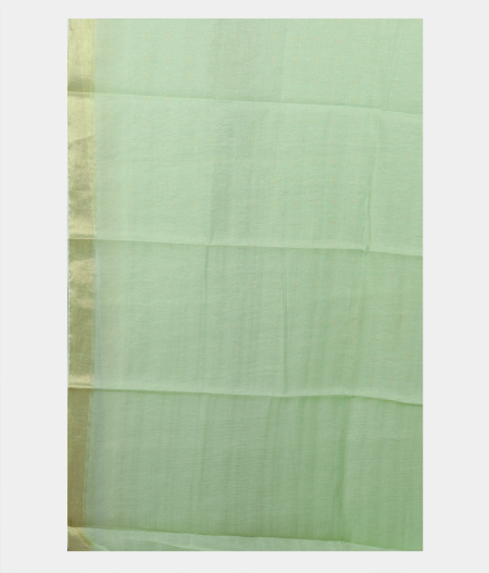 Light Blue Chanderi Cotton Embroidery Saree T1970063