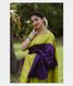 Violet Handwoven Kanjivaram Silk Saree T2126932