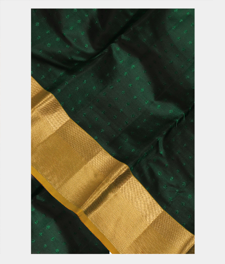 Bottle Green Soft Silk Saree T223651-image