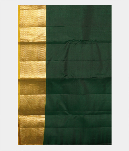 Bottle Green Soft Silk Saree T2236513