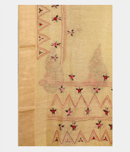 yellow-linen-embroidery-saree-t220059-t220059-c