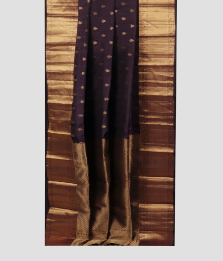 Midnight Blue Soft Silk Saree T2079642