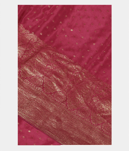 Pink Crepe Silk Saree T223917-image