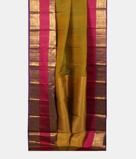 Yellowish Green Soft Silk Saree T1673342