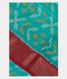 Light Blue  Pochampalli Silk Cotton Saree T2222291