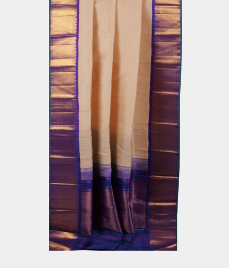 Cream Handwoven Kanjivaram Silk Saree T2248762
