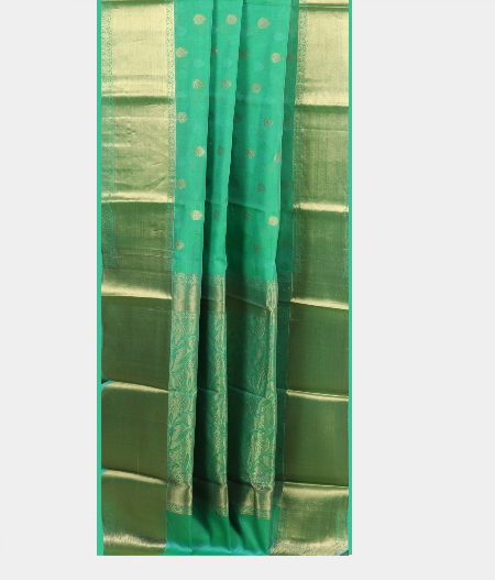 Green Silk Cotton Saree NF118672