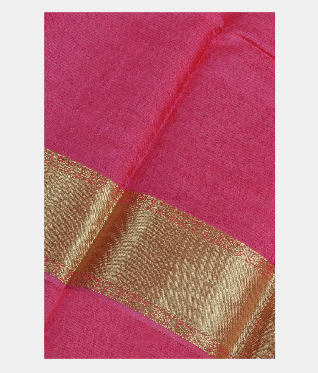 Pink Silk Cotton Saree NI118-image