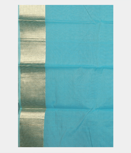 Blue Silk Cotton Saree NG16233