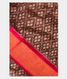 Brown Ikat Silk Saree T2045911