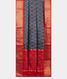 Bluish Grey Ikat Silk Saree T1873412