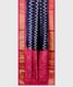 Blue Ikat Silk Saree T1711292