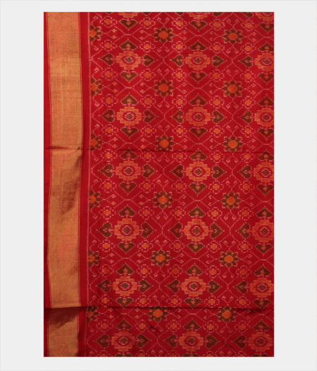 Black Ikat Silk Saree T2045843