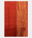 Red Tussar Printed Saree T2244154