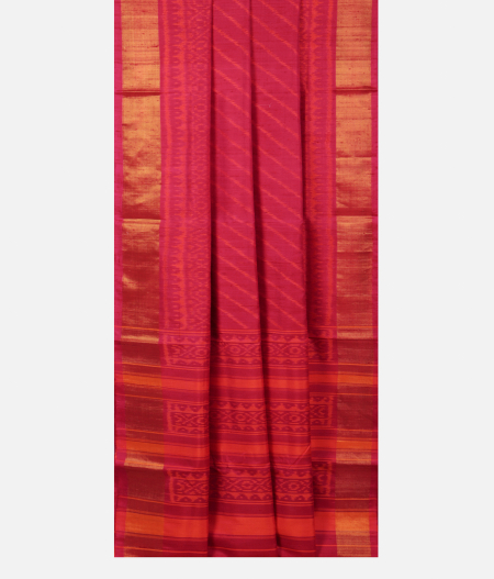 Pink Patola Silk Saree T2247872