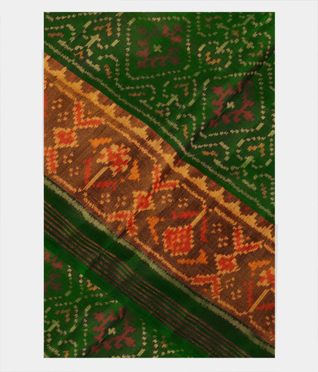 Green Patola Silk Saree T213320-image