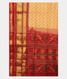 Dark Beige Patola Silk Saree T2133334