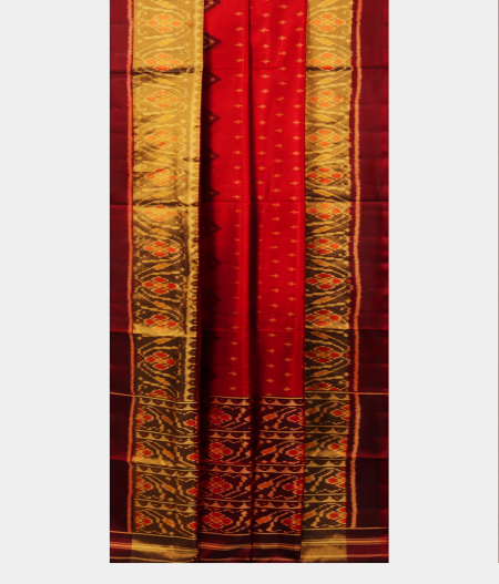 Red Patola Silk Saree T1649752