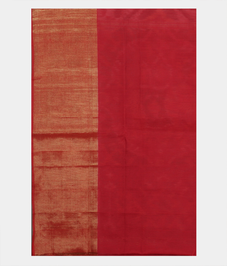 White Pochampalli Silk Cotton Saree T2222483