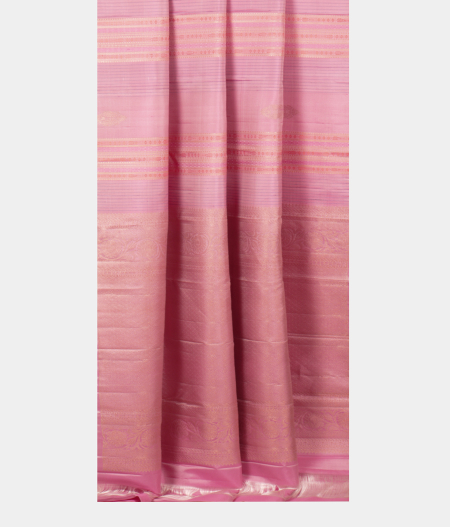 Lavender Pink Handwoven Kanjivaram Silk Saree T2205992
