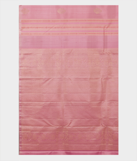 Lavender Pink Handwoven Kanjivaram Silk Saree T2205994