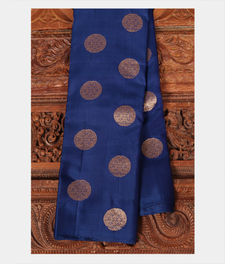 Blue Handwoven Kanjivaram Silk Saree T215529-image