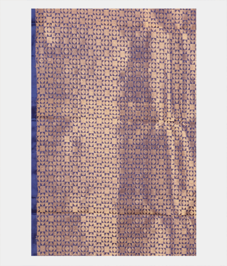 Blue Handwoven Kanjivaram Silk Saree T2155293