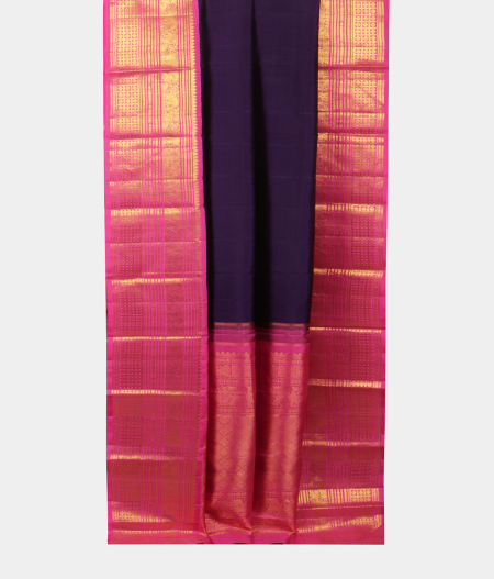 Purple Handwoven Kanjivaram Silk Saree T2178772