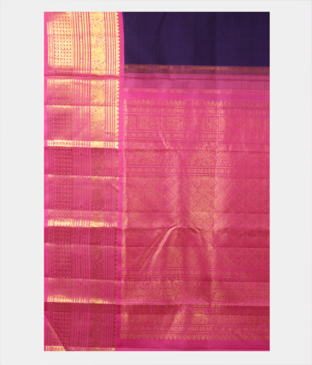 Purple Handwoven Kanjivaram Silk Saree T2178774