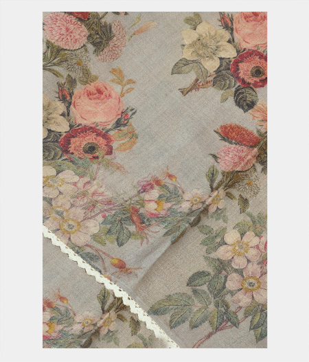 Grey Tussar Embroidery Saree T224491-image