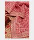 Dark Peach Kora Organza Printed Saree T2243231