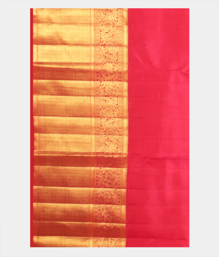 Peach Handwoven Kanjivaram Silk Saree T2126993