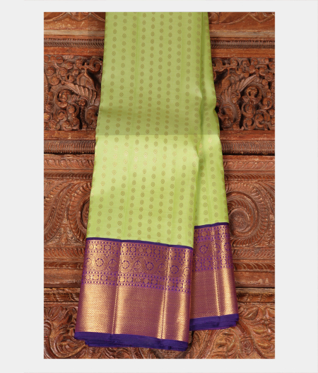 Green Handwoven Kanjivaram Silk Saree T223866-image