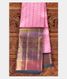 Lavender Pink Handwoven Kanjivaram Silk Saree T2194731