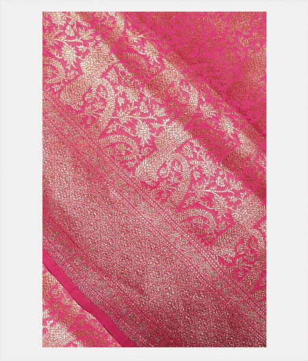 Pink Banaras Silk Saree T225854-image