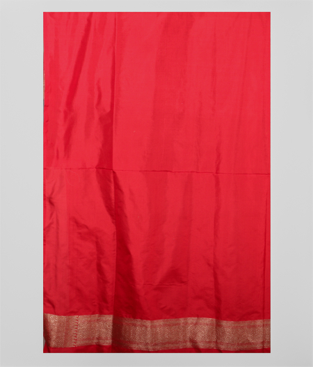 Dark Blue Banarasi Silk Saree T2258963