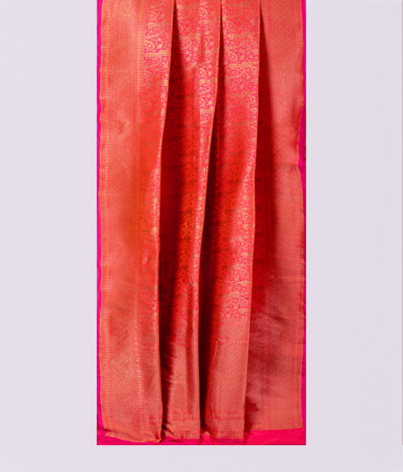 Pink Banarasi Silk Saree T2258562
