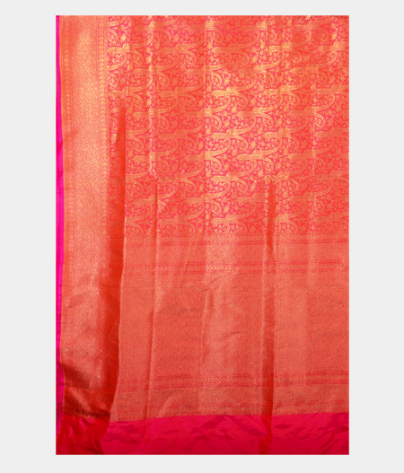 Pink Banarasi Silk Saree T2258564